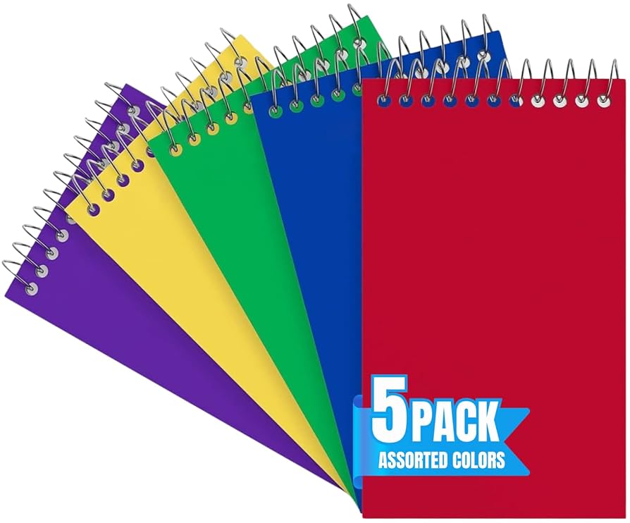 Amazon.com : 1InTheOffice Wirebound Spiral Memo Books, Memo